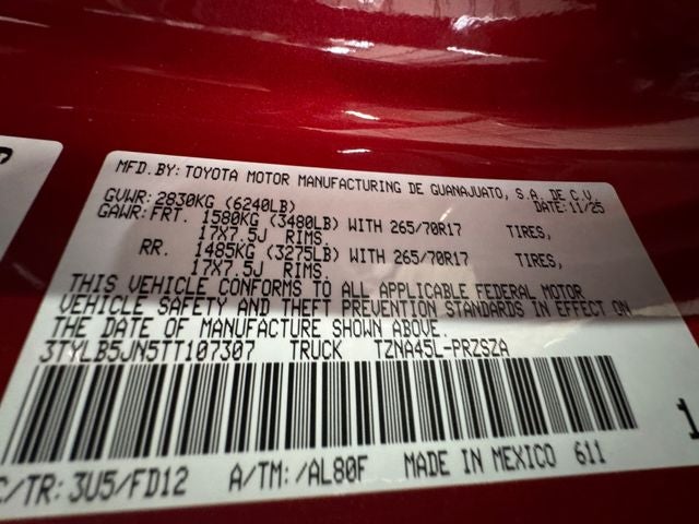 2026 Toyota Tacoma TRD Off-Road