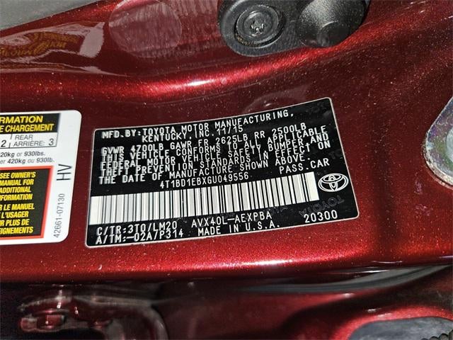 2016 Toyota Avalon Hybrid Limited