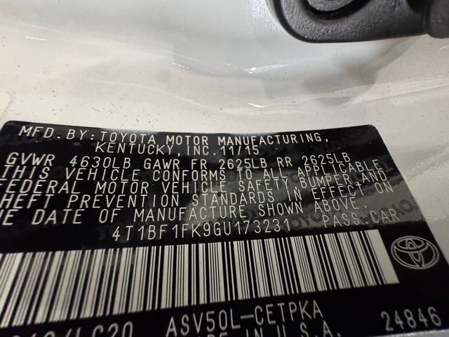 2016 Toyota Camry XSE