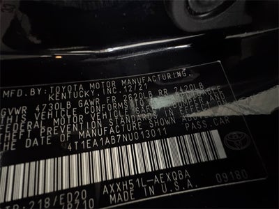 2022 Toyota Avalon Hybrid XSE