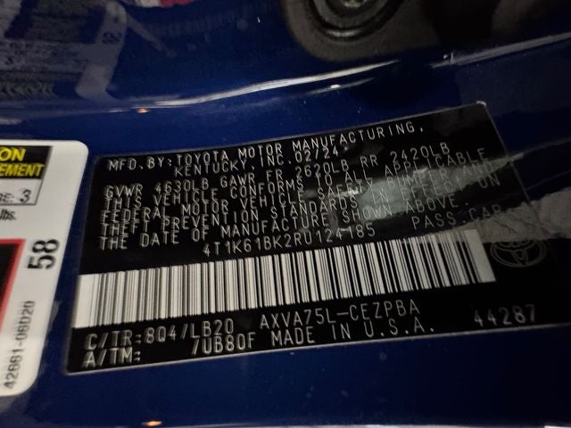 2024 Toyota Camry XSE