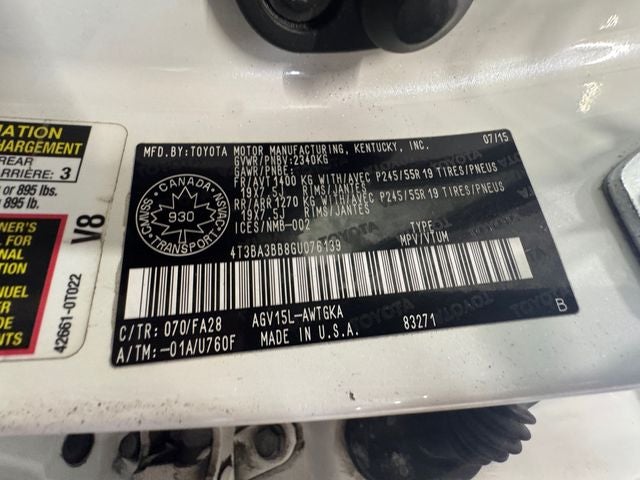 2016 Toyota Venza Base XLE