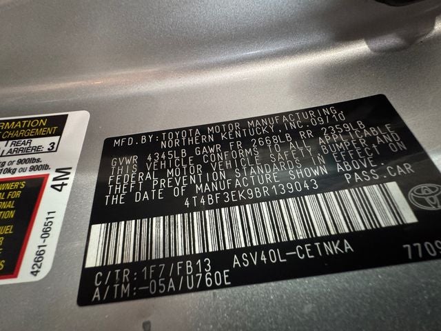 2011 Toyota Camry LE