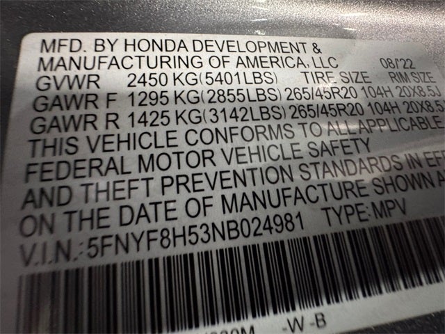 2022 Honda Passport EX-L