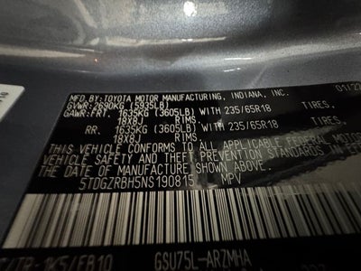 2022 Toyota Highlander XLE