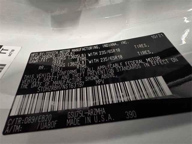 2022 Toyota Highlander XLE