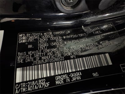 2016 Toyota 4Runner SR5 Premium