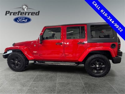 2013 Jeep Wrangler Unlimited Sahara 3.6 Liter V6 4D 4WD Automatic