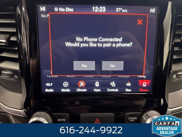 2019 RAM 1500 Big Horn/Lone Star 5.7 Liter V8 Hemi Crew Cab 4WD