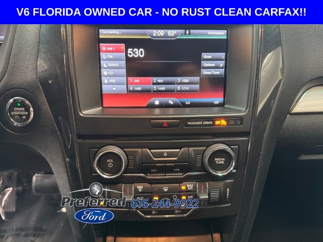 2016 Ford Explorer XLT 3.5 Liter V6 FWD