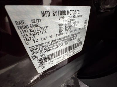 2023 Ford Explorer XLT 2.3 Liter EcoBoost 4WD