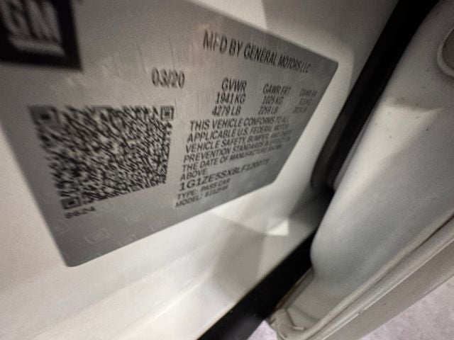 2020 Chevrolet Malibu Premier 2.0 Liter Turbocharged