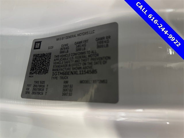 2020 GMC Canyon Base 3.6 Liter V6 Extended 4WD