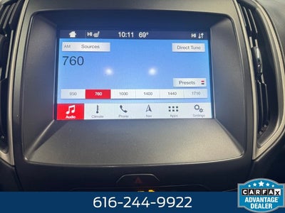 2019 Ford Edge SEL 2.0 Liter EcoBoost Turbocharged AWD Leather Seatin