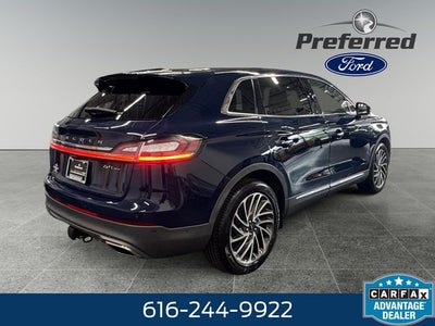2019 Lincoln Nautilus Reserve 2.0 Liter Turbocharged AWD