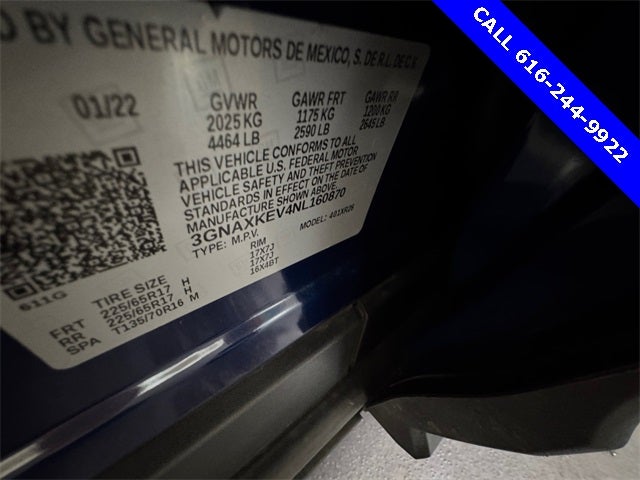 2022 Chevrolet Equinox LT 1.5 Liter FWD