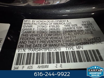 2023 Honda CR-V EX-L 1.5 Liter AWD