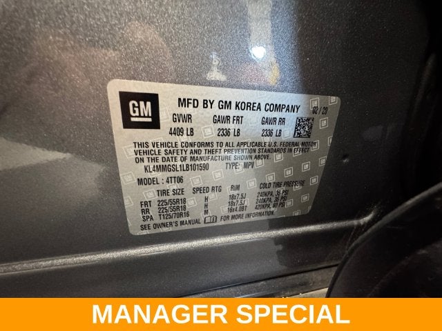 2020 Buick Encore GX Essence 1.3 Liter EcoTec Turbo AWD
