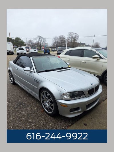2003 BMW M3 Base 3.2 Liter I6 2D Convertible Manual Transmission RW