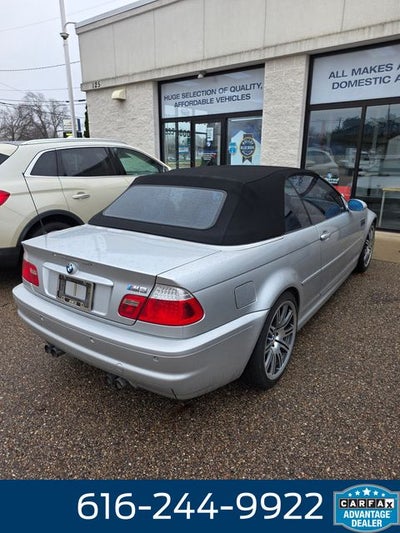 2003 BMW M3 Base 3.2 Liter I6 2D Convertible Manual Transmission RW