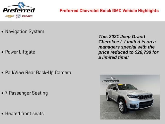 2021 Jeep Grand Cherokee L Limited 4x4