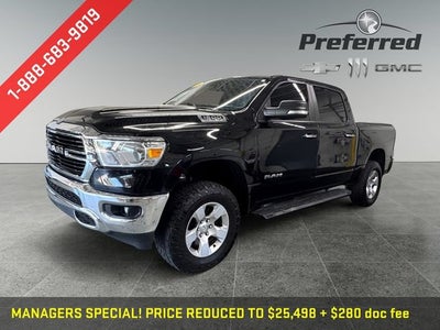 2019 RAM 1500 Big Horn/Lone Star Crew Cab 4x4 5'7" Box