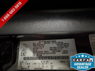 2016 Ford F-150 XLT
