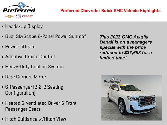 2023 GMC Acadia Denali