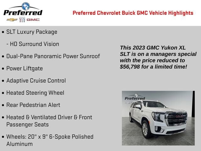 2023 GMC Yukon XL SLT