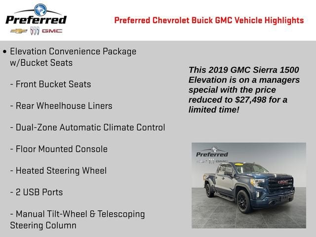 2019 GMC Sierra 1500 Elevation
