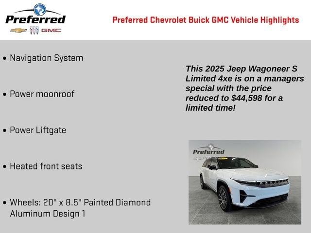 2025 Jeep Wagoneer S Limited