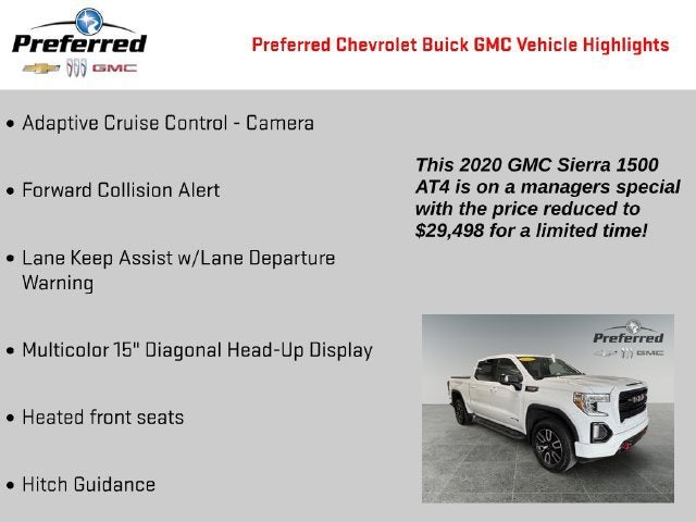 2020 GMC Sierra 1500 AT4