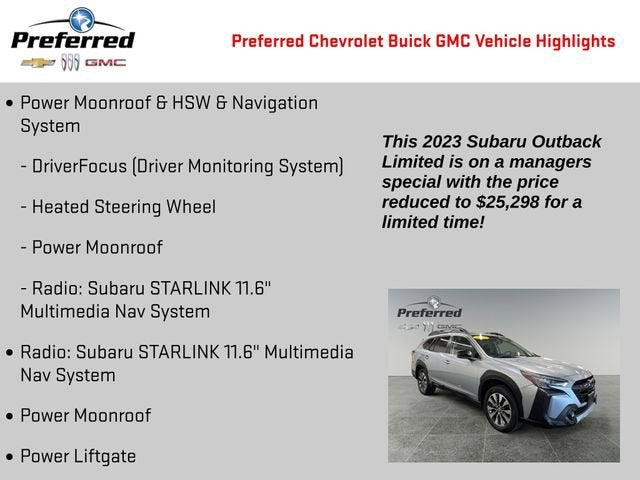 2023 Subaru Outback Limited