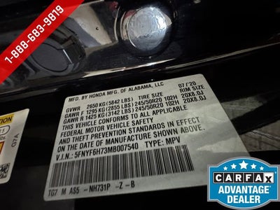 2021 Honda Pilot AWD Black Edition