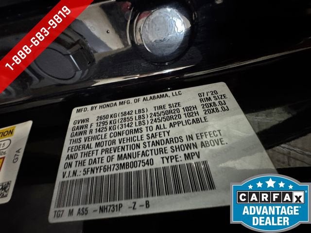 2021 Honda Pilot AWD Black Edition