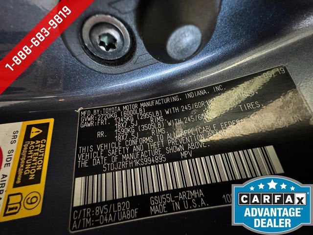 2019 Toyota Highlander XLE