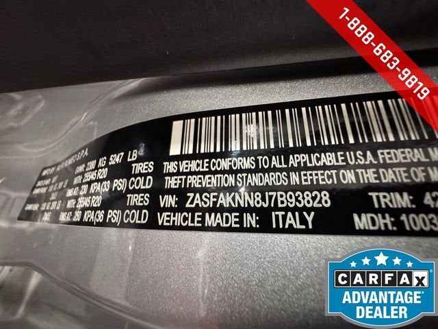 2018 Alfa Romeo Stelvio Ti Sport