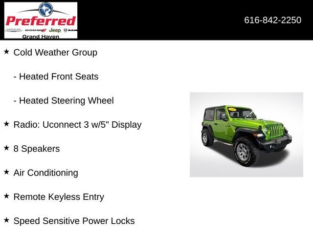 2020 Jeep Wrangler Sport S 4x4