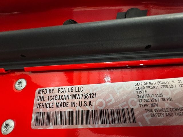 2021 Jeep Wrangler Sport S 4x4
