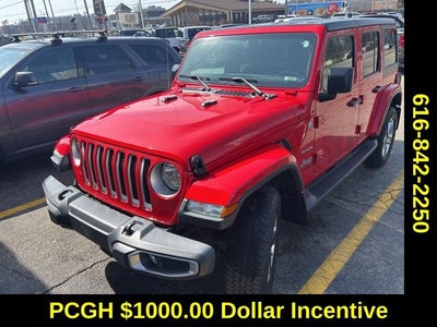 2018 Jeep Wrangler Unlimited Sahara 2.0 Liter 4D Automatic 4WD