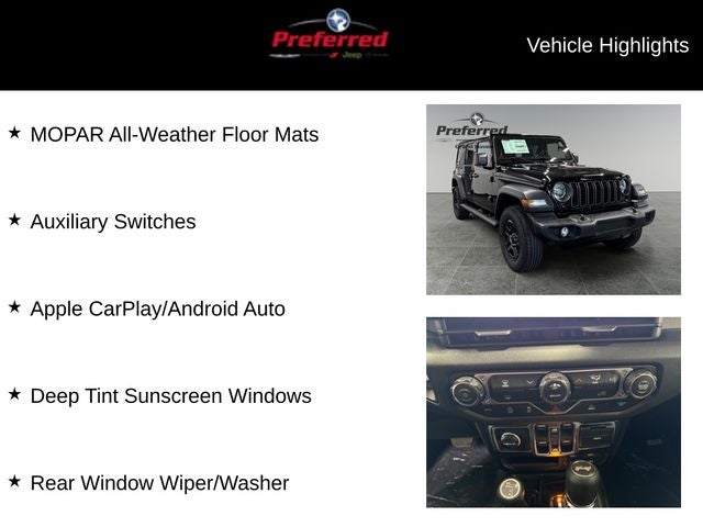 2026 Jeep Wrangler WRANGLER 4-DOOR SPORT