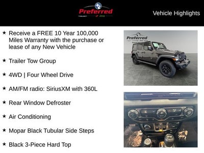 2026 Jeep Wrangler WRANGLER 4-DOOR SPORT