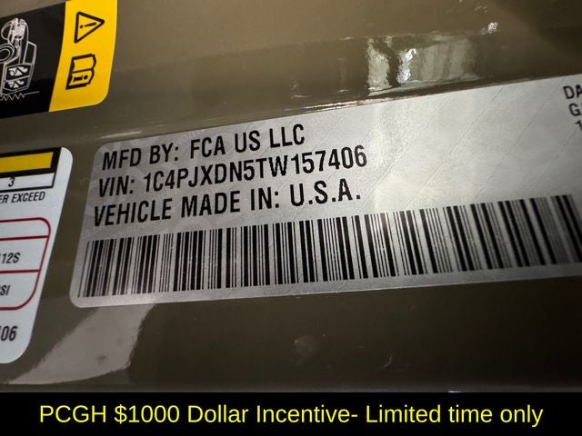 2026 Jeep Wrangler WRANGLER 4-DOOR SPORT