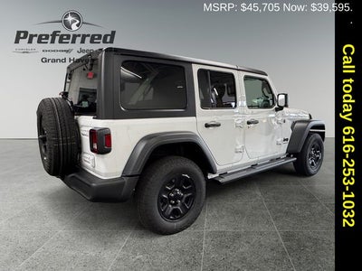 2026 Jeep Wrangler WRANGLER 4-DOOR SPORT