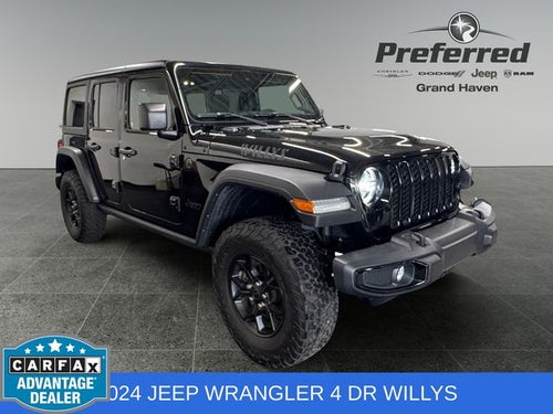 2024 Jeep Wrangler 4-Door Willys 4x4