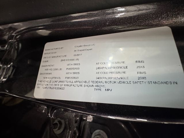 2017 Jeep Grand Cherokee Limited