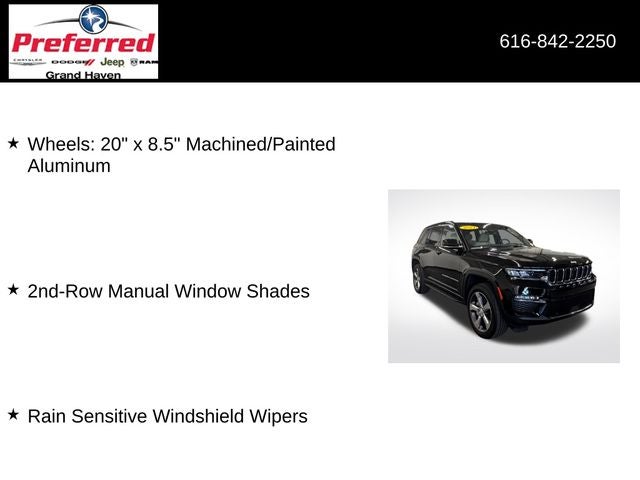 2024 Jeep Grand Cherokee Limited 3.6 Liter V6 4WD