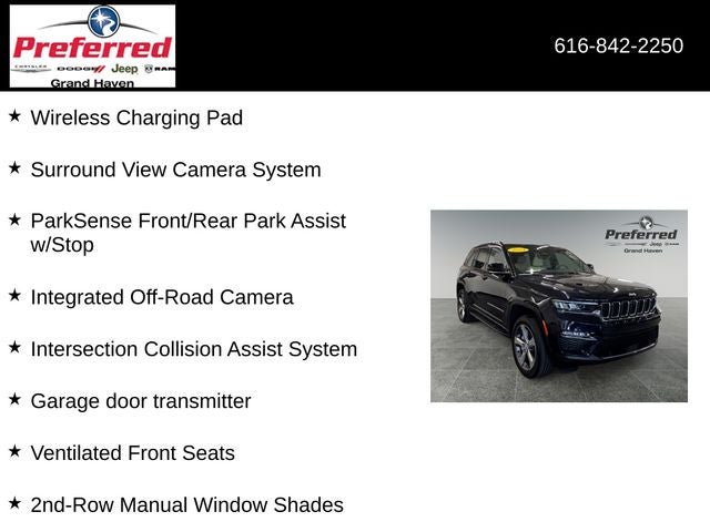 2024 Jeep Grand Cherokee Limited 3.6 Liter V6 4WD