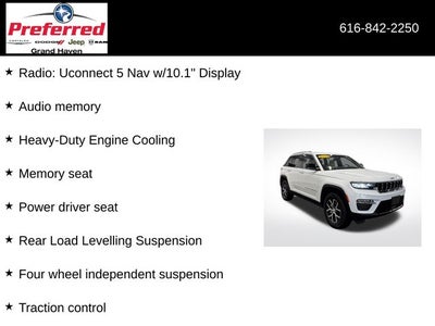 2023 Jeep Grand Cherokee Limited 3.6 Liter V6 4WD