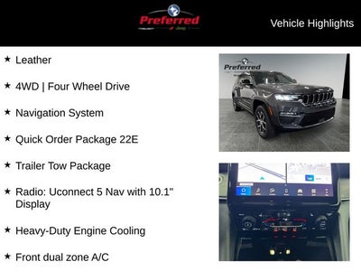 2025 Jeep Grand Cherokee GRAND CHEROKEE LIMITED 4X4